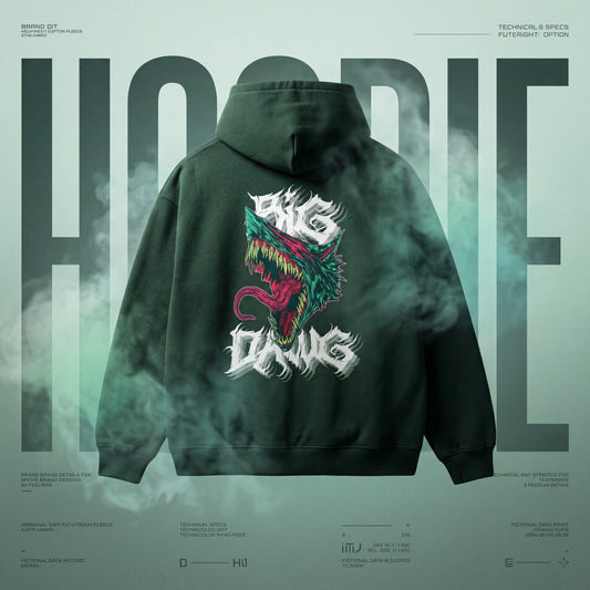 big-dawg-bottle-green-oversized-hoodie