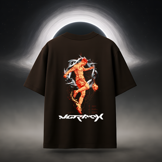 Crimson Pilgrim Pure Cotton Branded Printed T-shirt