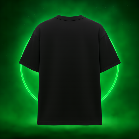 Green Lantern Edition Oversized Black Tshirt
