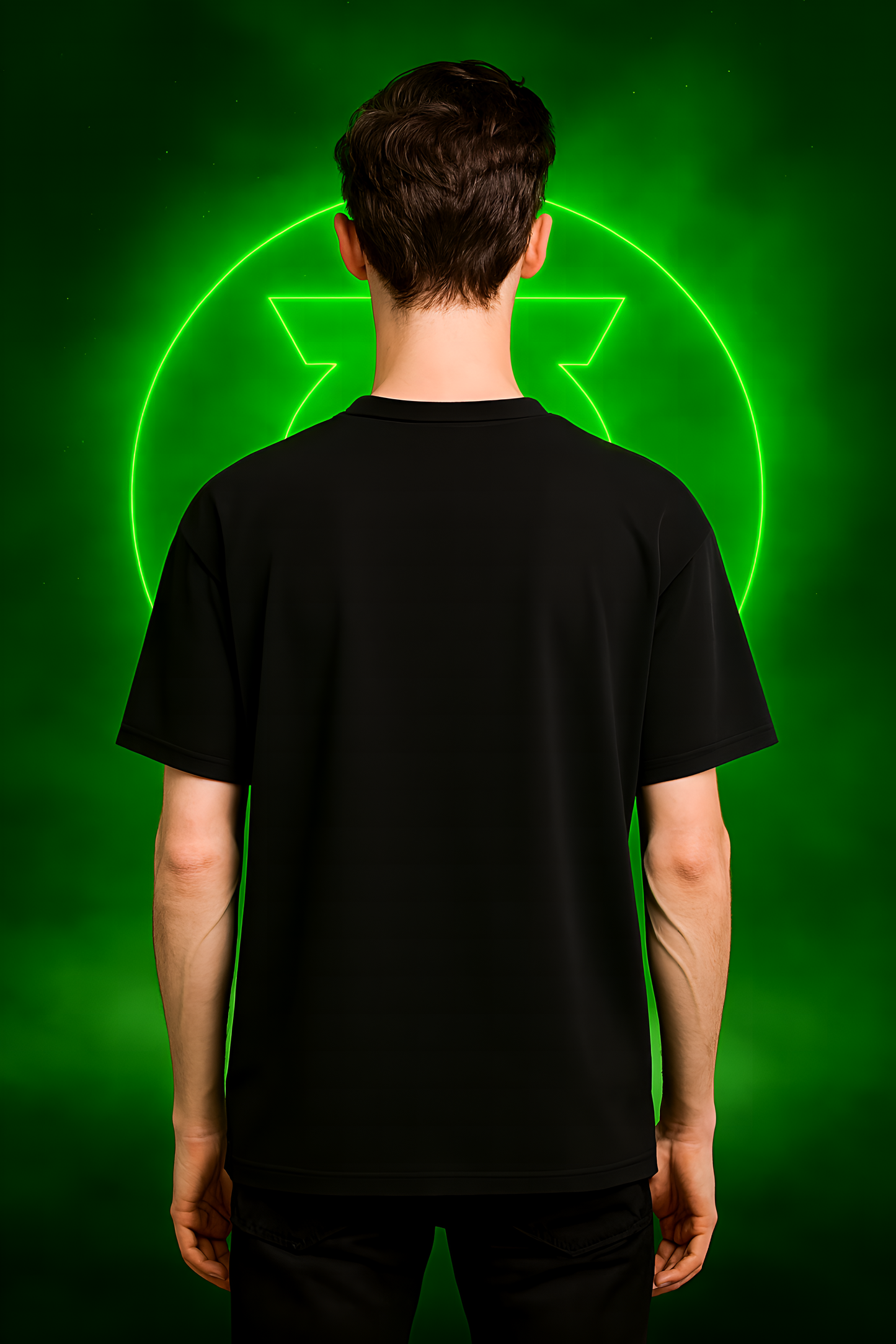 Green Lantern Edition Oversized Black Tshirt